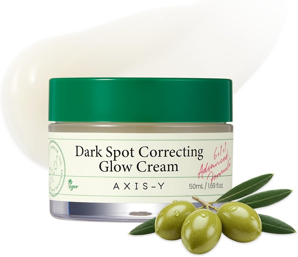 AXIS-Y Dark Spot Correcting Glow Cream – Brightening Moisturizer for Face with 2% Alpha Arbutin, 5% Niacinamide & Ceramides – Hydrating Korean Skincare for Dark Spots & Uneven Tone (1.69 fl. oz.) - Product Image