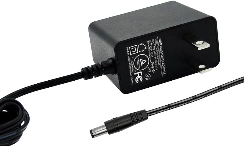 5V 1A Power Cord for Crosley Record Player, AC to DC Power Adapter Charger for Crosley Cruiser Plus CR8005F CR8005D CR8005F-GA CR8005F-WO CR8005D-TU CR8005D-BL Victrola/Wockoder DC5V Player Supply - Product Image