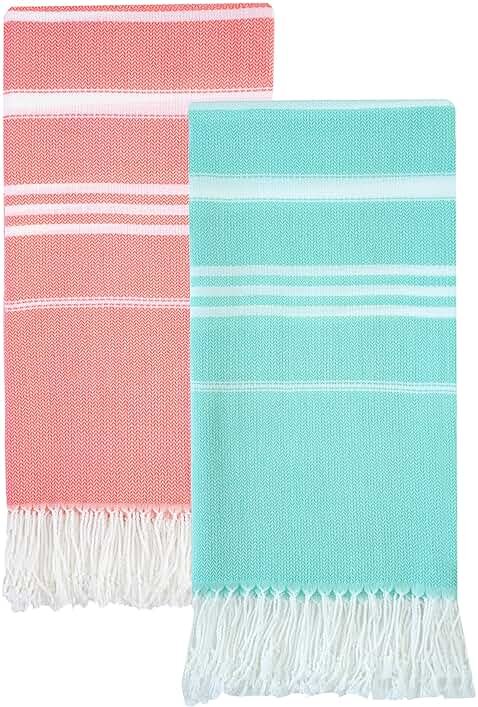 Antfuny 2 Packs Turkish Beach Towels Quick Dry Sand Free Oversized Bath Pool Swim Towel Extra Large XL Big Blanket Adult Travel Essentials Cruise Accessories Must Haves Clearance Vacation Stuff - Product Image
