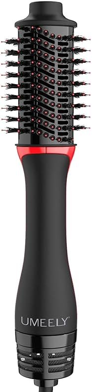 Umeely Plus 2.0 Hair Dryer Brush Blow Dryer Brush in One, 2'' Oval Brush Head Hot Air Brush Styler & Volumizer with Ionic Technology, NTC Smart Temp Control for Smooth, Frizz-Free, Shiny Hair - Product Image