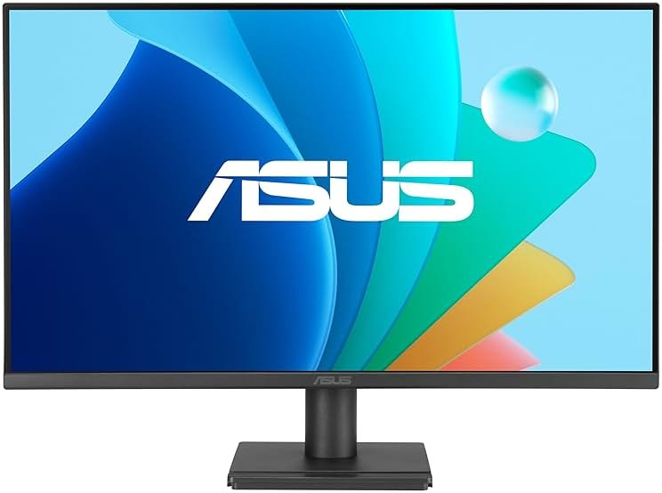 ASUS 27" Computer Monitor (VA279QG) - Full HD, IPS, 120Hz, 1ms MPRT, Adaptive-Sync, Eye Care, Low Blue Light, Flicker Free, HDMI, DisplayPort, VGA, Speakers, VESA Mountable, 99% sRGB, 3yr Warranty - Product Image