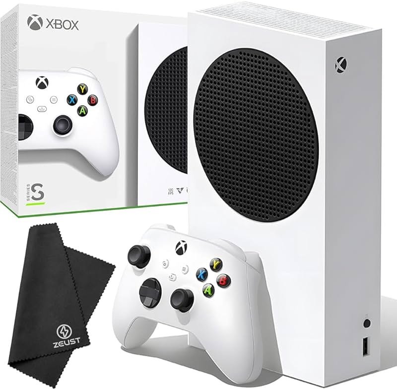 Zeust 2021 Xbox Series S 512GB All-Digital Bundle - Includes the Xbox Series Series S Console 512 GB SSD in Original Box, Wireless Controller, 1 Microfiber Cloth (New) - Product Image