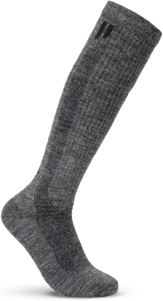 HOLLOW Alpaca Compression Socks for Women & Men Standard & Wide, 15-20 mmHg, Circulation Support, Moisture Wicking, Knee High - Product Image