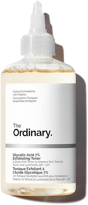 The Ordinary Glycolic Acid 7% Exfoliating Toner, Brightening and Smoothing Daily Toner for More Even-Looking Skin Tone - Product Image