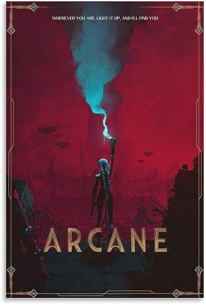 MWKGQXKL Arcane Canvas Poster Wall Art Decor Print Picture Paintings for Living Room Bedroom Decoration 12x18inch(30x45cm) - Product Image
