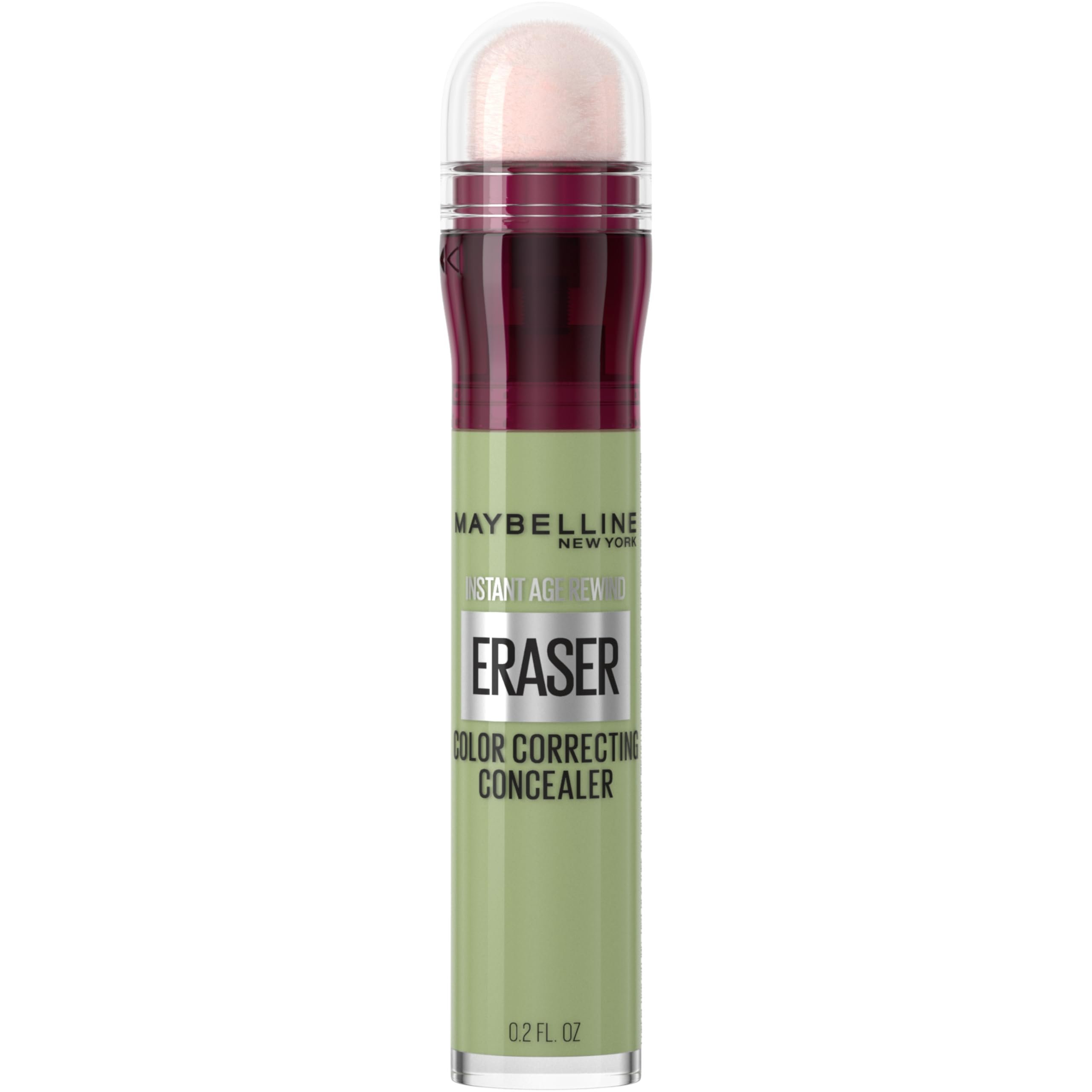 Maybelline Instant Age Rewind Instant Eraser Color Correcting Concealer, Crease-Resistant Coverage, Up to 12HR Moisturizing Wear, Green Color Corrector, 151, 1 Count - Product Image