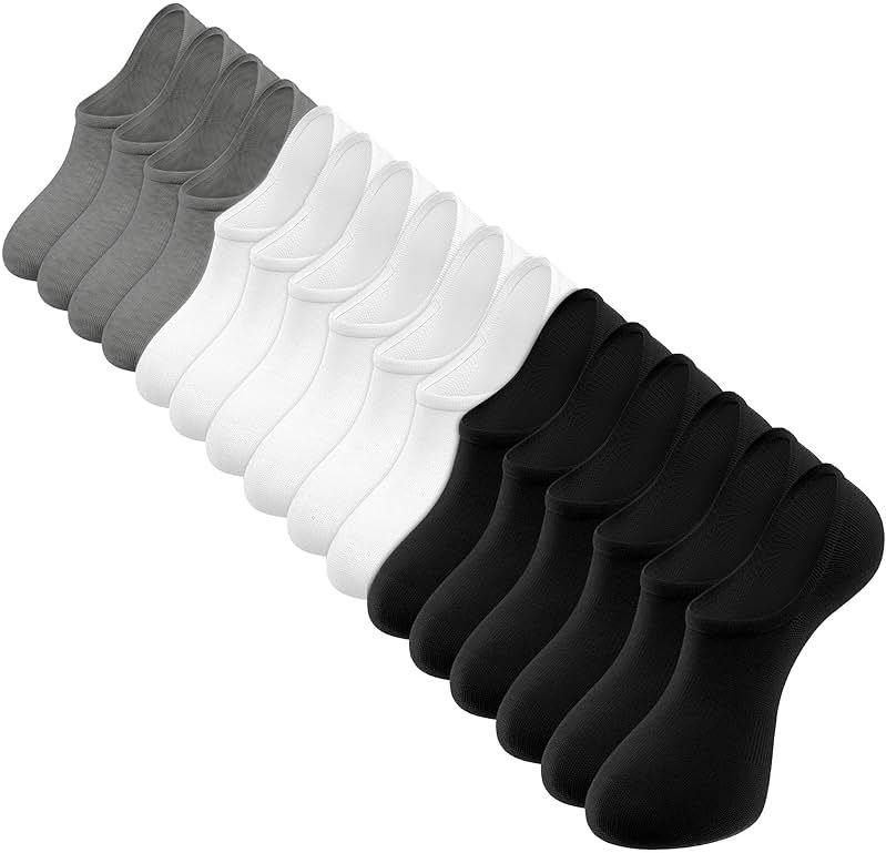 easetoe No Show Socks Women, Non Slip Low Cut Ankle Socks for Sneakers, Non-Binding Casual Athletic Invisible Liners - Product Image