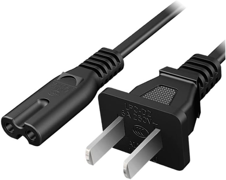 10ft Prong Power Cord for Sony PS5, PlayStation 5, Xbox One S/X Series X/S - Product Image