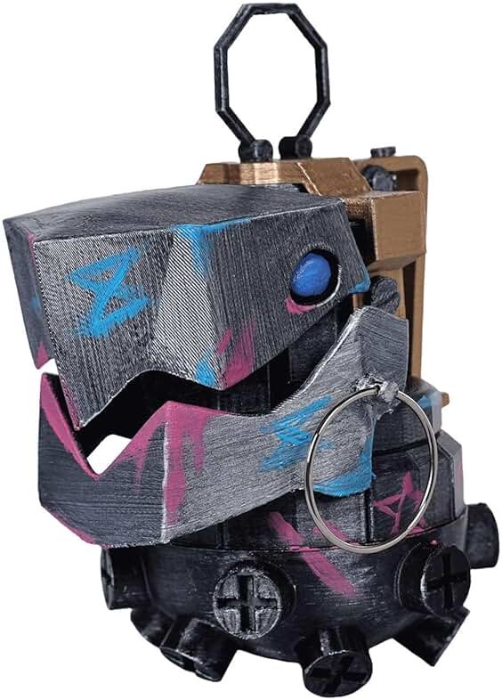 Vasojot Unisex Vi Jinx Cosplay Hand Grenade Ornament Prop Powder Costume Outfits Accessories Adult Halloween for Fans - Product Image