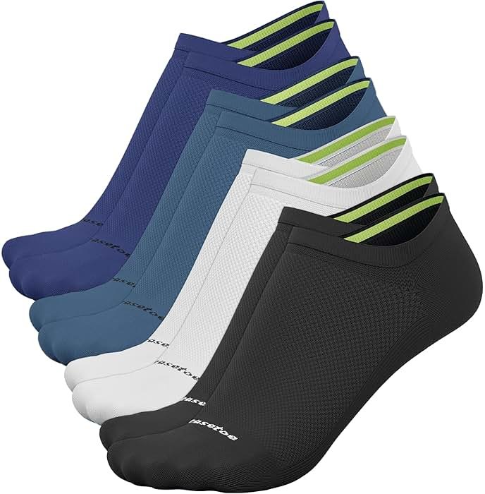 easetoe No Show Socks Men, Low Cut Ankle Short Non Slip Casual Socks - Product Image