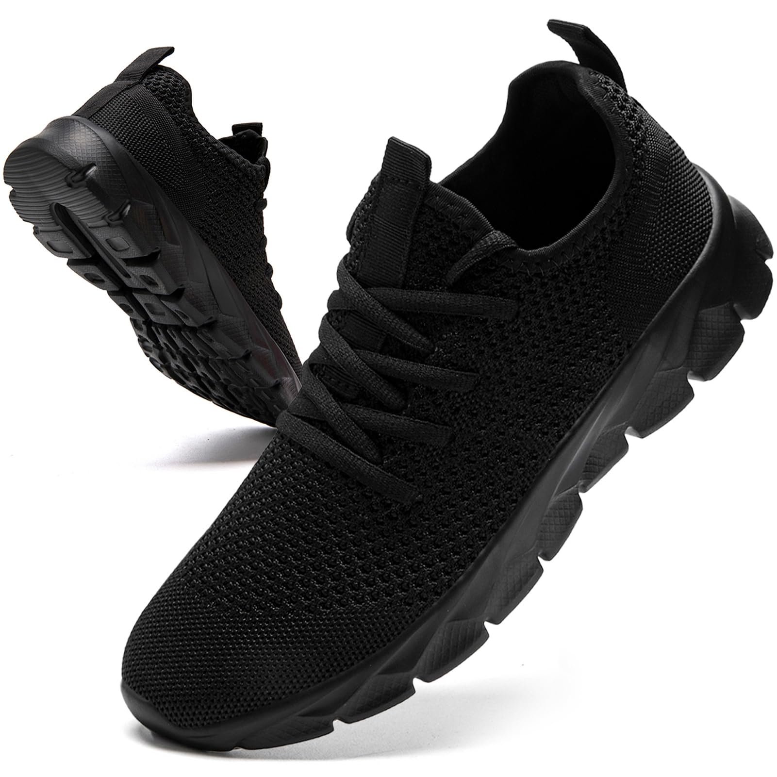 ZGPWZWL Mens Running Shoes Fashion Sneakers Tennis Walking Casual Athletic Lightweight Breathable Workout Gym Comfortable Shoes - Product Image