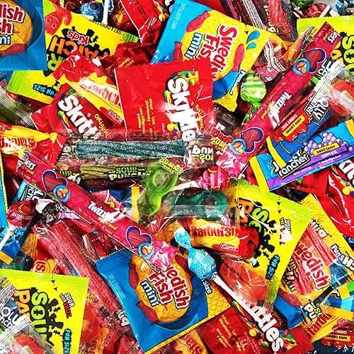 Bulk Candy Mix Variety Pack, 5 Lb Bag Of Assorted Candy, Individually Wrapped Party Candy For Goodie Bags, Piñatas, Kids Birthdays And Classroom Rewards - Product Image