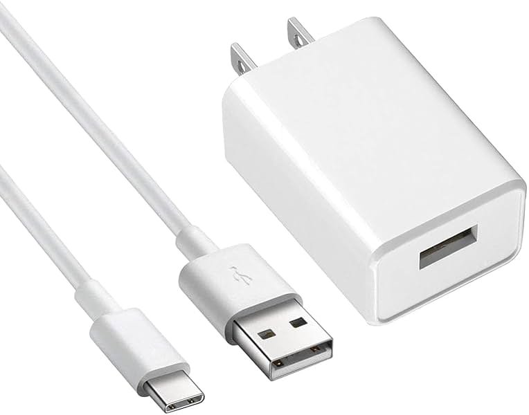 Wall Charger for Apple TV Remote (3rd) & Apple TV 4K Remote (3rd), 3.3 Ft USB-A to USB-C Cable for Apple TV Siri Remote (3rd Generation) Charging Cord, Apple TV 4K Remote (3rd Gen) Charger (White) - Product Image
