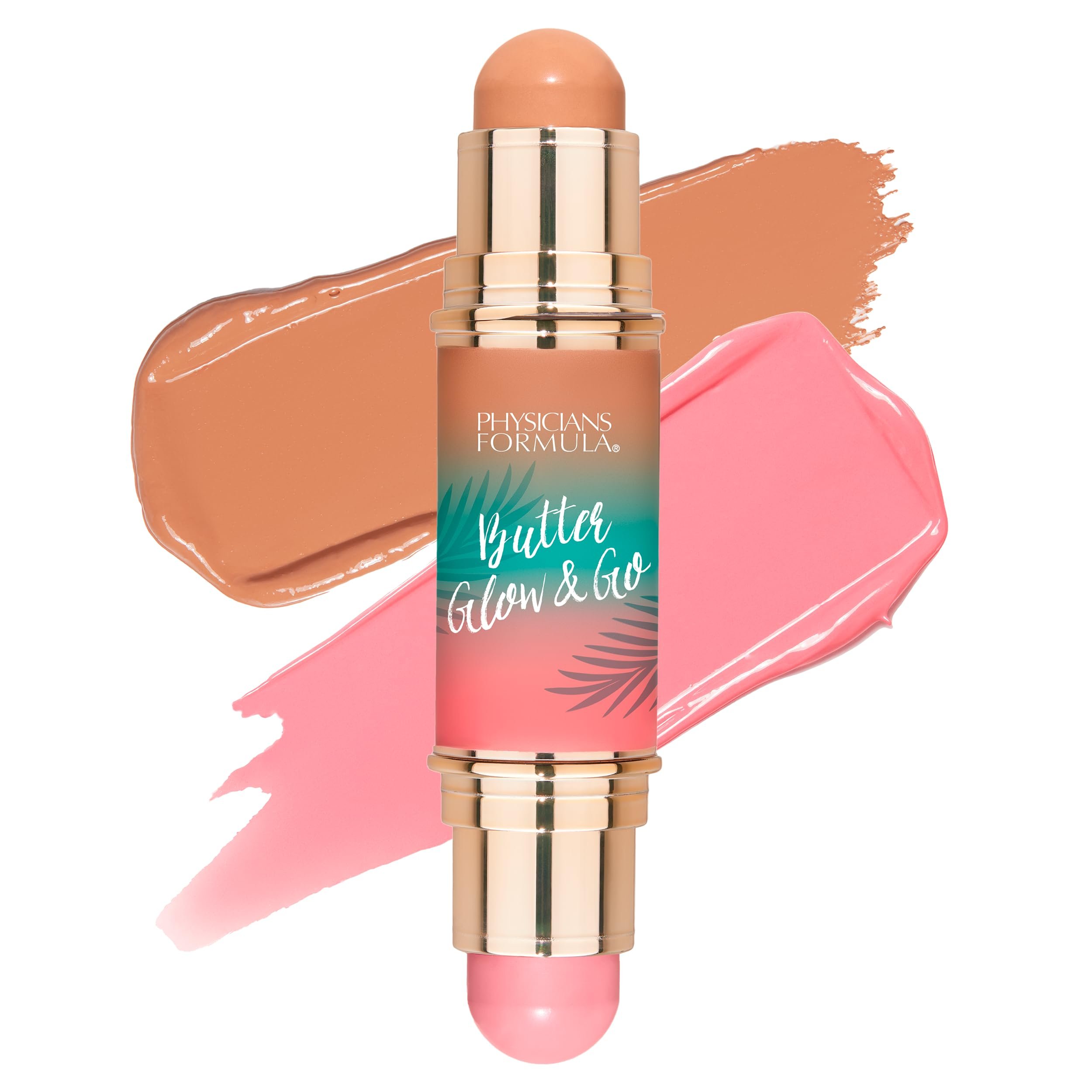 Physicians Formula Butter Glow & Go Multiuse Stick, Ultra-Creamy Radiant Finish Formula with Murumuru Butter, Vegan & Cruelty-Free- Beachy Pink - Product Image