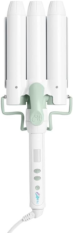 Mane Mane-tain the Waves Kit - 1.25" 3 Barrel Hair Waver Styling Attachment & Power Bottom Base to Attach Multiple Hair Styling Irons - For Long-Lasting, Shiny Loose Curls & Beach Waves (2 Count) - Product Image