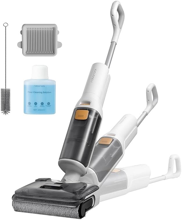 roborock F25 GT Vacuum Mop All in One, Wet Dry Vacuum Cleaner Cordless, 20000Pa Floor Cleaner Machine for Tile Hardwood Wood Vinyl Floor, Edge to Edge Self Cleaning Electric Mop with 180° Lie-Flat - Product Image
