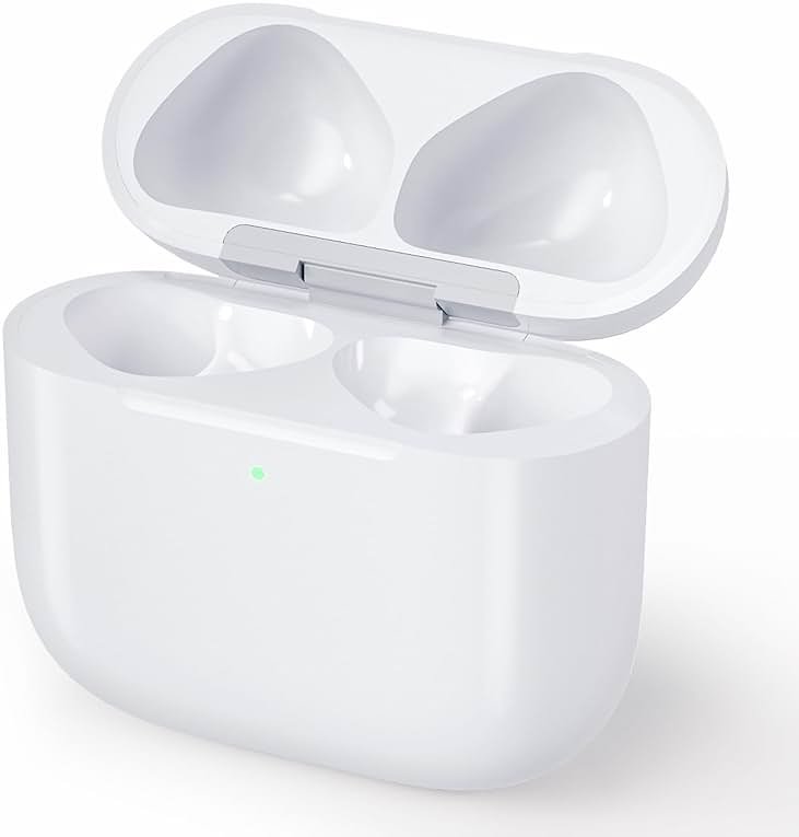 Wireless Charging Case Compatible with AirPods 4, Replacement Charger Case with Bluetooth Pairing Sync Button (to USB-C) - Product Image