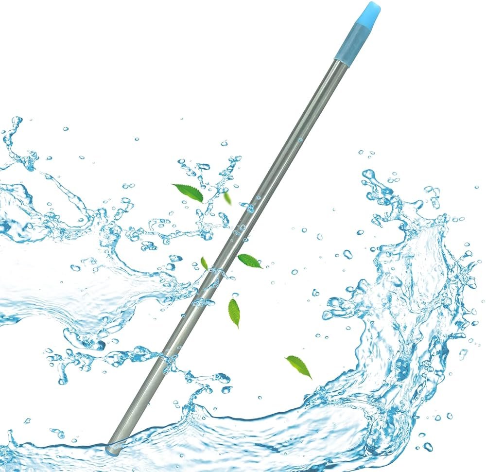 Personal Water Filter Straw, Reusable Stainless Steel Water Filter Drinking Straw Portable Outdoor Emergency Survival Gear for Hiking, Camping, Travel, Hunting & Fishing (Small) - Product Image
