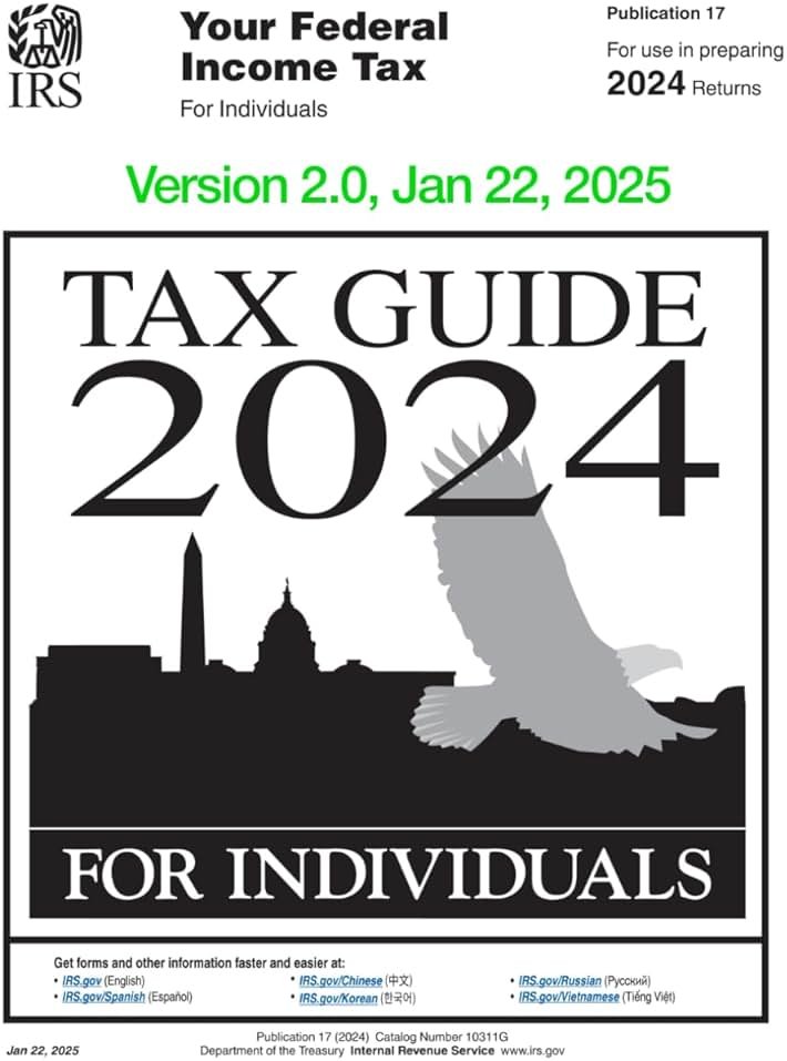 Tax Guide 2024 for Individuals: Publication 17 - Product Image