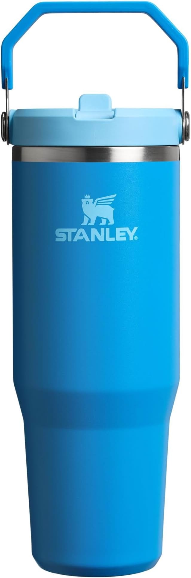 Stanley IceFlow 2.0 Flip Straw Tumbler with Handle 30 oz | Twist On Lid and Flip Up Straw | Leak Resistant Water Bottle | Insulated Stainless Steel | BPA-Free | Azure - Product Image