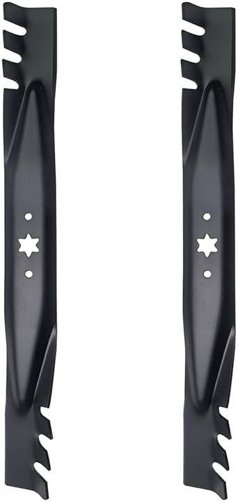 Apeixoto 2PACK 942-0616 Blades Compatible with 42'' Cut MTD, Cub Cadet Troy-Bilt Mowers Mulching Blades Replace OE MTD Cub Cadet 742-04126 742-0616 - Product Image