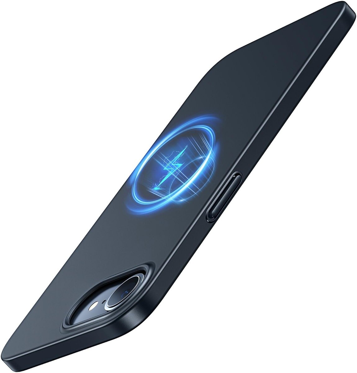 TORRAS Magnetic Slim Fit for iPhone 17e Case for iPhone 16e Case, Ultra-Thin & Fit for MagSafe, Lightweight Matte Anti-Scratch Hard PC Cover Case for iPhone 16e/17e Phone Case 6.1 inch, Black - Product Image