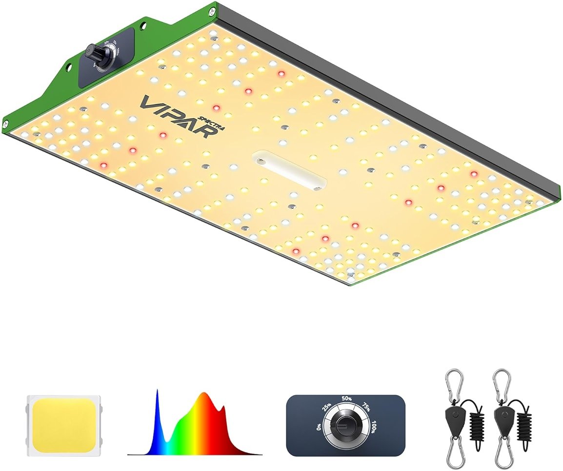 VIPARSPECTRA P700 Grow Light, 70 Watt Dimmable Full Spectrum Plant Light, LED Grow Lights for Indoor Plants Seed Starting Seedlings Vegetable,11000 Lumens Small Hanging Growing Lamp for 2x2 Grow Tent - Product Image