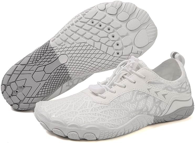 Hike Barefoot Footwear Women Men Pro Barefoot Shoes with Wide Toe Box Healthy & Non-Slip Hiking Shoes Unisex Women Water Shoe Men Outdoor Athletic Lightweight Breathable Comfy Athletic Footwear - Product Image