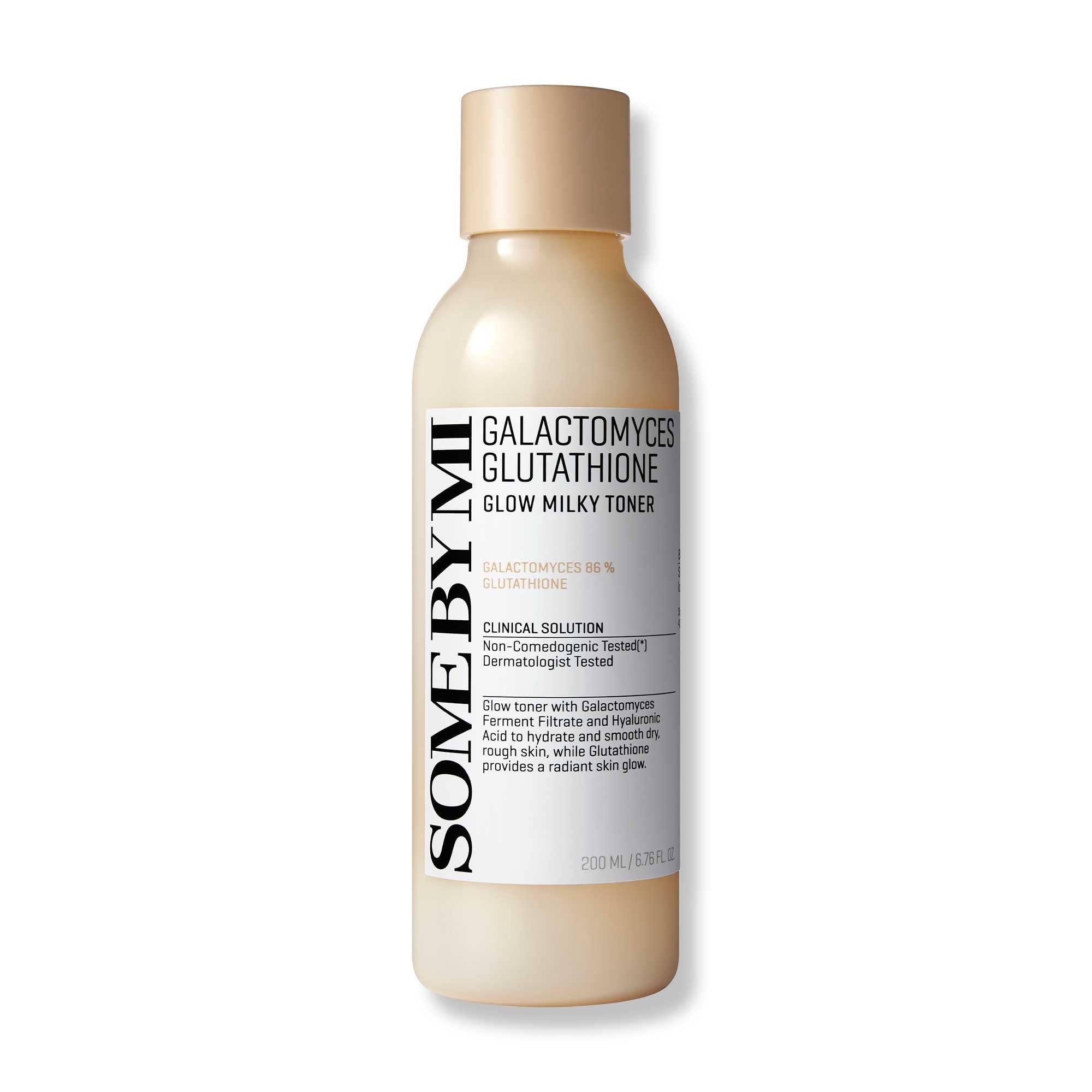SOME BY MI Galactomyces Glutathione Glow Milky Toner - 6.76Oz, 200ml - Hydrating Korean Milky and Rice Toner with Glutathione & Vitamin C for Smooth, Radiant Skin - Korean Skin Care - Product Image