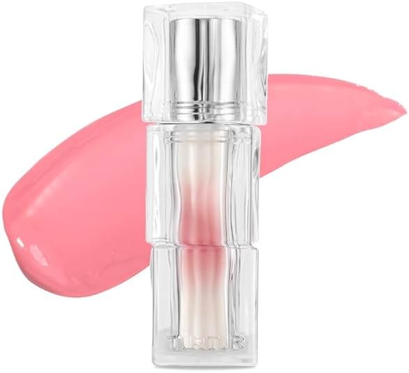 TIRTIR [*Mini Size Waterism Tinted Lip Gloss #24 Lovably, 0.06 Fl Oz – Kiss Ready Lipgloss, 12H Long Lasting Non Sticky Natural Tinted Glow Korean Multiuse Cheek and Lip Tint for Women gift - Product Image