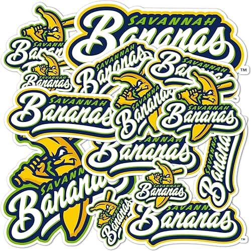 Desert Cactus Savannah Bananas Sticker Decal Vinyl Baseball Laptop Water Bottle Car Scrapbook (Type 1-2) - Product Image