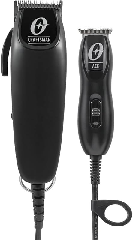 Oster Professional Combo Hair Cutting Kit Including Craftsman Adjustable Mag Clipper & Ace Mini Trimmer T Blade Clipper Finisher - Product Image
