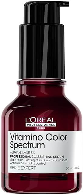 L'Oréal Professionnel Paris Vitamino Color Spectrum Glass Shine Serum - Instant Glass Shine, Protects Colored Hair, Heat Protection Up to 450°F, Vibrant Colors Up to 100 Days - Product Image