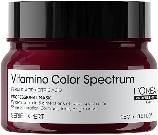 L'Oréal Professionnel Paris Vitamino Color Spectrum Mask - Maintains Day 1 Vibrancy, Intensive Moisture, Strengthens & Smooths Hair, For All Colored & Vivid Hair - Product Image