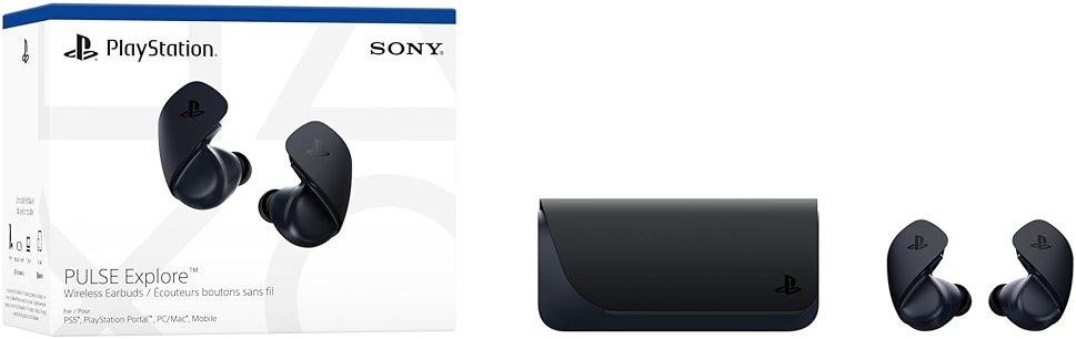 PlayStation Pulse Explore Wireless Earbuds - Midnight Black - Product Image