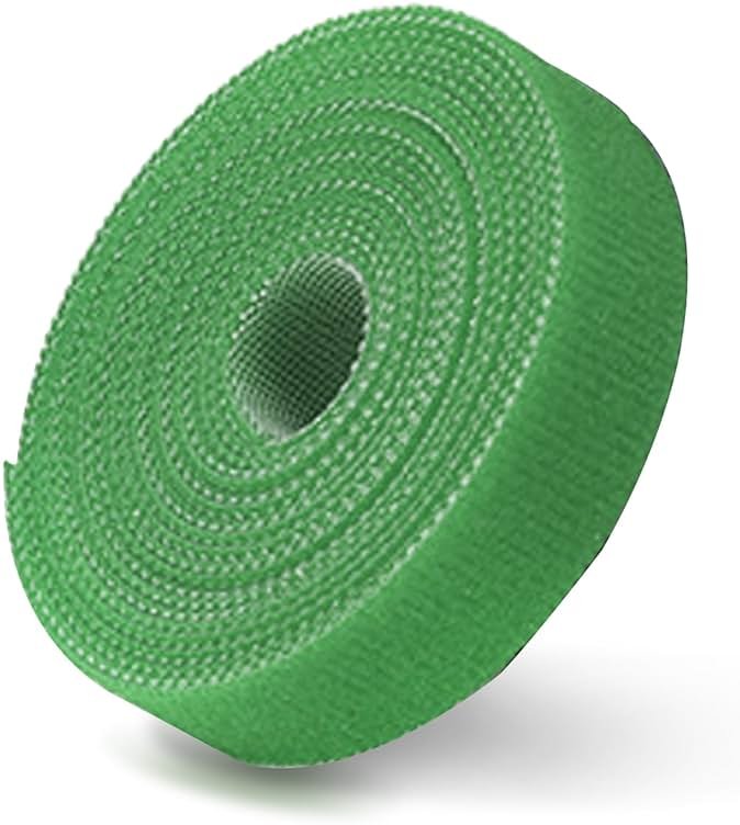 Hendont Green Garden Tie,Plant Ties for Climbing Plants,17FT Plant Supports for Effective Growing,Reusable and Adjustable,Plant Ties for Branches Flowers Tomatoes Indoor Outdoor Greenhouse - Product Image