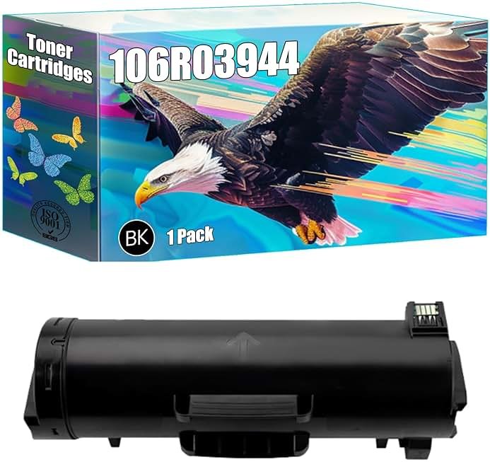 106R03944 Toner Cartridges Compatible for Xerox VersaLink B610DN B610DT B610DX B610DXF B610DXP Printers, High Yield 56700 Pages, Bright Colors Clear Printing (Black) - Product Image