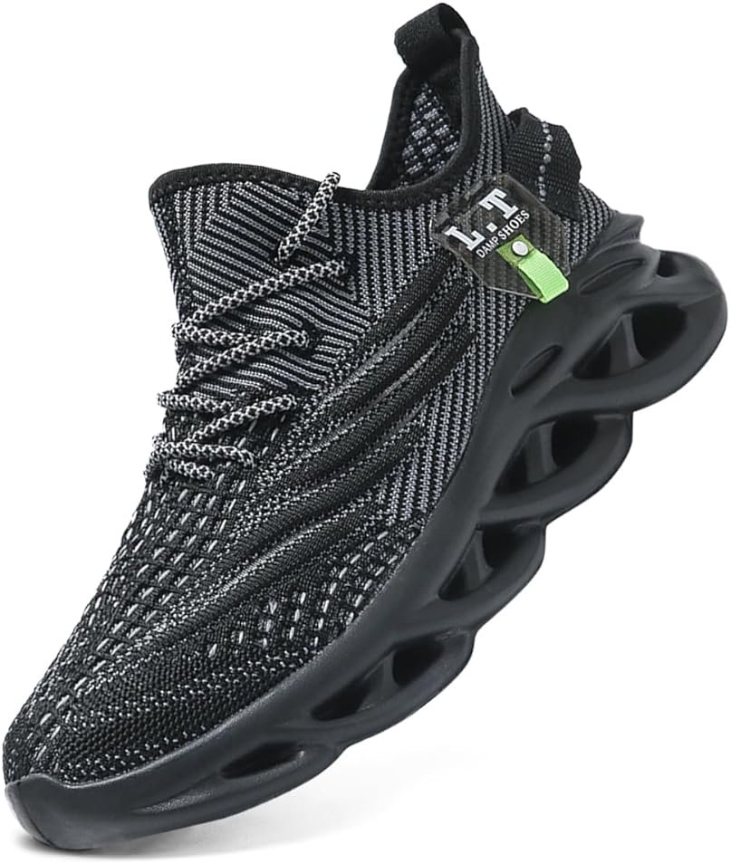 DLWKIPV Men Running Shoes Men's Tennis Shoes Lightweight Breathable Fashion Sneakers Non Slip Workout Gym Shoes for Running - Product Image