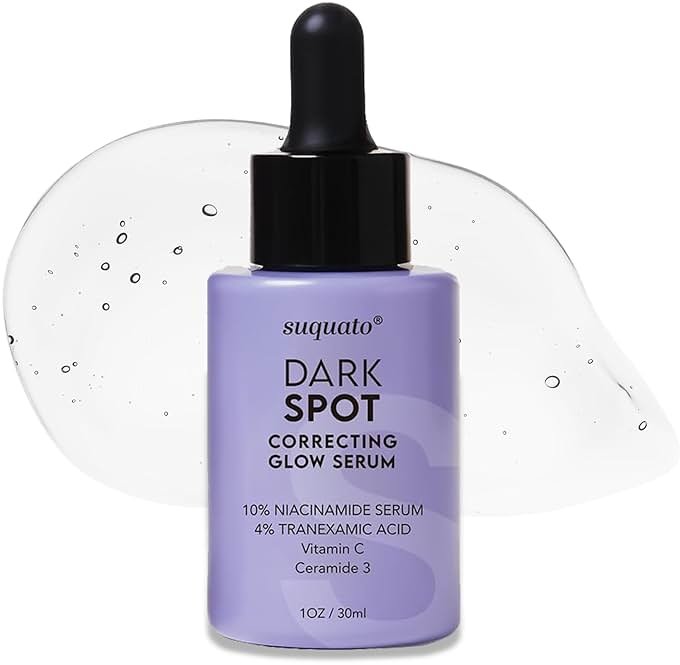 suquato Dark Spot Remover Serum – For Face Hyperpigmentation & Melasma Care – Dark Spot Correcting Glow with Tranexamic Acid + Niacinamide + Vitamin C (30ml) - Product Image
