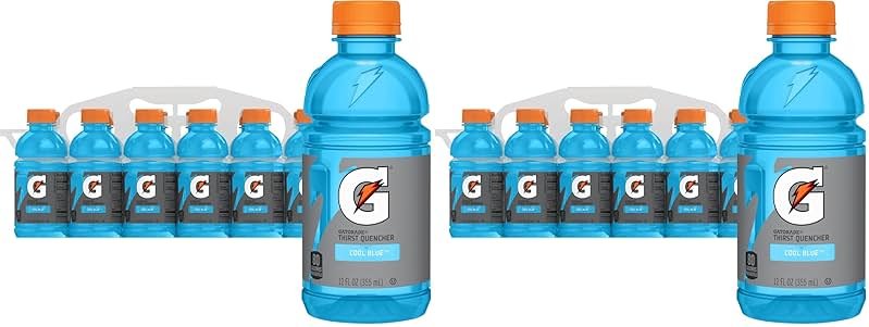 Gatorade Frost Thirst Quencher, Glacier Freeze, 12 Fl Oz Bottles, 24 Pack - Product Image