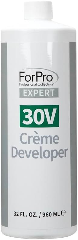 ForPro Expert 30 Volume Crème Developer, 32 Fl Oz – for Hair Lightening, Gray Coverage & Color Deposit with Extra Lift - Product Image
