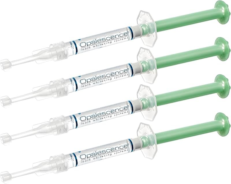 Opalescence 35% CP Mint - Gel Syringes Teeth Whitening - Refill Kit (4 Syringes) Carbamide Peroxide Gel. Made by Ultradent. Tooth Whitening Refill Syringes with Toothbrush. 5197-2tb - Product Image