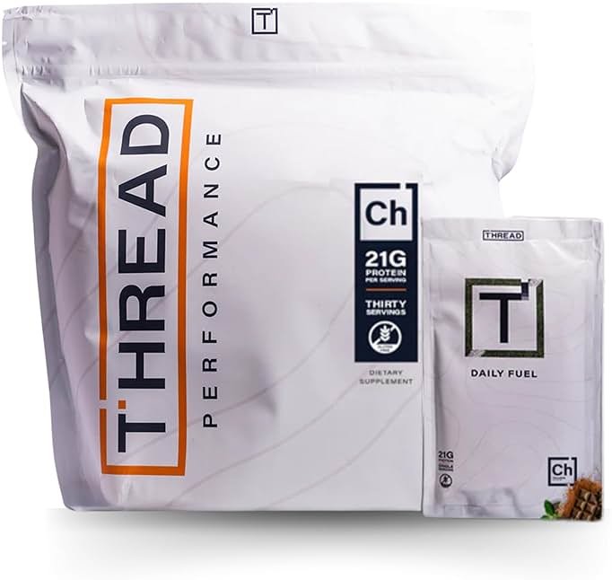 THREAD Performance Daily Fuel | All-in-One Sports Nutrition for Young Athletes | 21g Protein, 60+ Organic Superfoods, Vitamins & Minerals | 30 Servings - Product Image