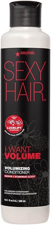SexyHair I WANT VOLUME Shampoo/Conditioner | 10% More Volume | Lightweight Formula | All Hair Types* - Product Image