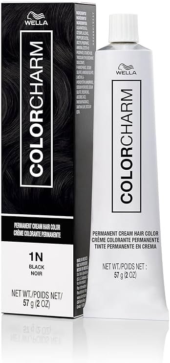 COLORCHARM Permanent Cream Hair Dye | Darkest Brown, Black Hair Colors | Intense Natural, Cool Espresso Shades | 100% Gray Coverage | Vegan, Free of Phthalates & Parabens | 2 oz. - Product Image
