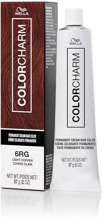 COLORCHARM Permanent Cream Hair Dye | Auburn, Red Violet Hair Colors | Burgundy, Copper, Cherry Cola Shades | 100% Gray Coverage | Vegan, Free of Phthalates & Parabens | 2 oz. - Product Image