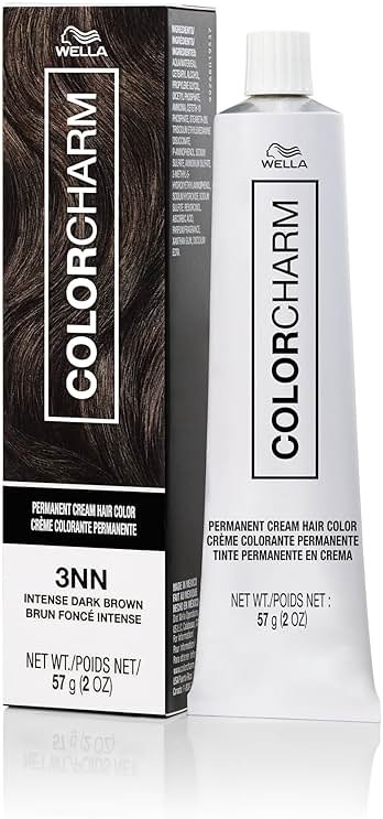 COLORCHARM Permanent Cream Hair Dye | Darkest Brown, Black Hair Colors | Intense Natural, Cool Espresso Shades | 100% Gray Coverage | Vegan, Free of Phthalates & Parabens | 2 oz. - Product Image