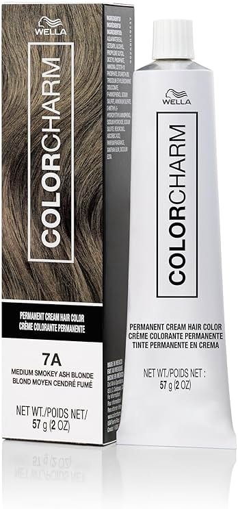 COLORCHARM Permanent Cream Hair Dye | Ash Blonde Hair Color | Pearlescent, Milk Tea, Smokey Cool Tones | 100% Gray Coverage | Vegan, Free of Phthalates & Parabens | 2 oz. - Product Image