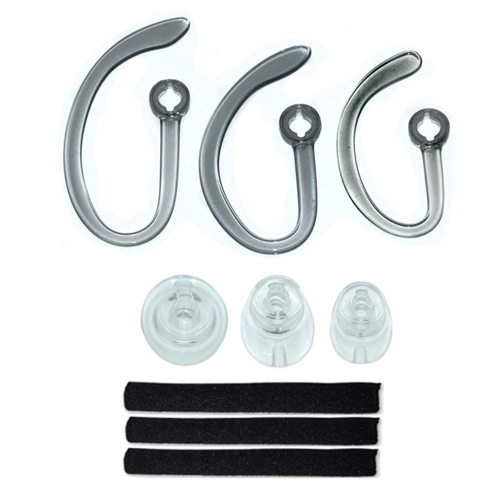 Aginkgo CS540 Eartips Set, Ear Hook Loops, Comfortable Ear Tips Foam Spare Ear Gels Secure Fit for Plantronics CS540 Savi W440 W740 W745 WH500 Headset 9pcs in a Box (S+M+L) - Product Image