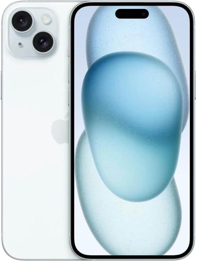 Apple iPhone 15 Plus, 128GB, Blue - TracFone (Renewed Premium) - Product Image